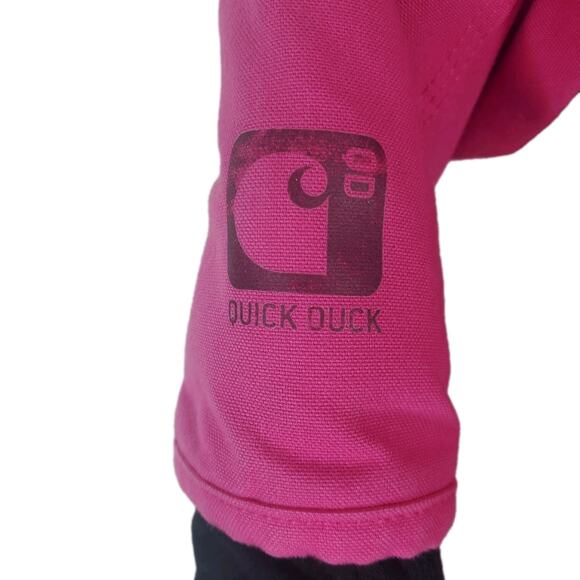 Carhartt Baby Girls Sz 6 Months One Piece Pink Insulated Outerwear Snowsuit - Picture 6 of 9